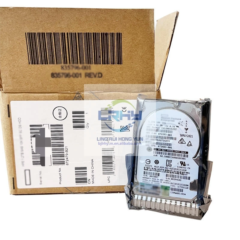 870753-B21 HPE 300GB SAS 12G Enterprise 15K SFF (2.5in) SC 3yr Wty Digitally Signed Firmware HDD New and original package box
