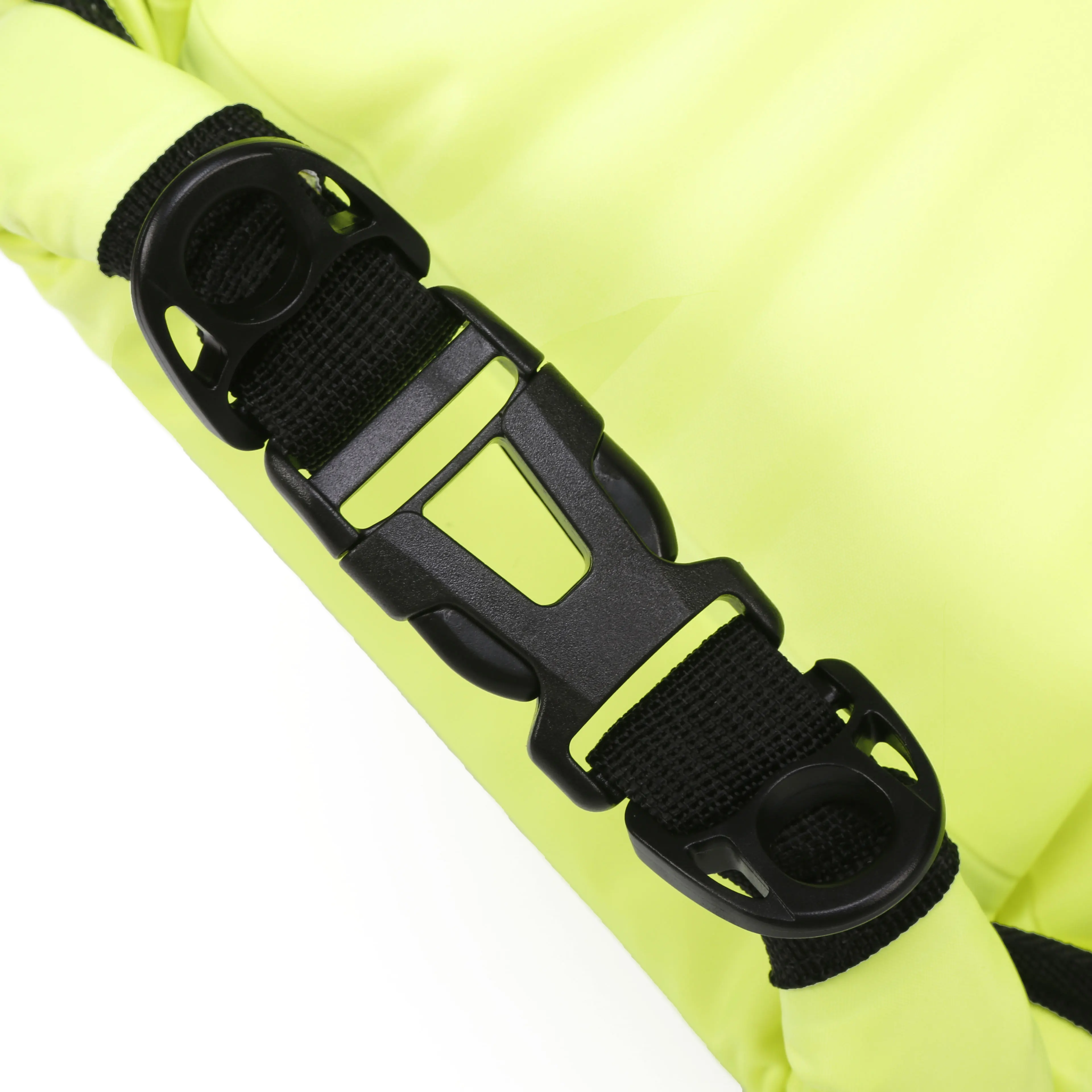 Bright Yellow Green Inflatable Triathlon Swimming Bag Safe Swim Buoy Bag For Training