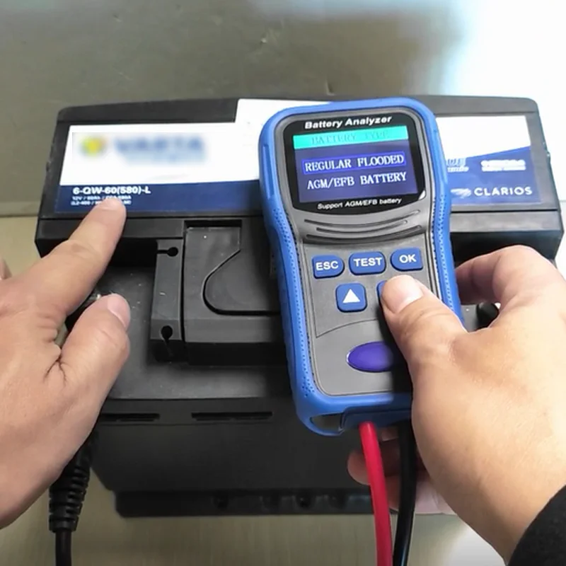 TM300 Battery Tester Analyzer 12V 24V Battery Tester Electronic Load Car Diagnostic Tool