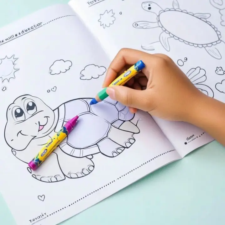 Раскраска kidskids книжка-раскраска с наклейками