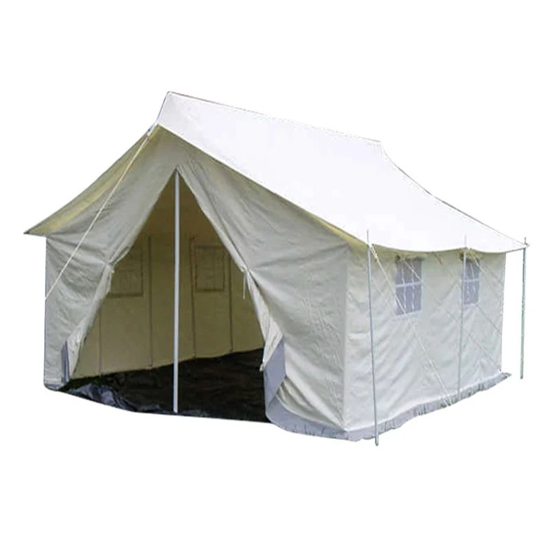Light Weight Two Fold Canvas Tent For Relief Emergency Housing