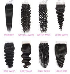 4x1 4x4 13x4 13x6 cuticle aligned remy pre pluck T part human hair swiss transparent hd lace closure and frontal