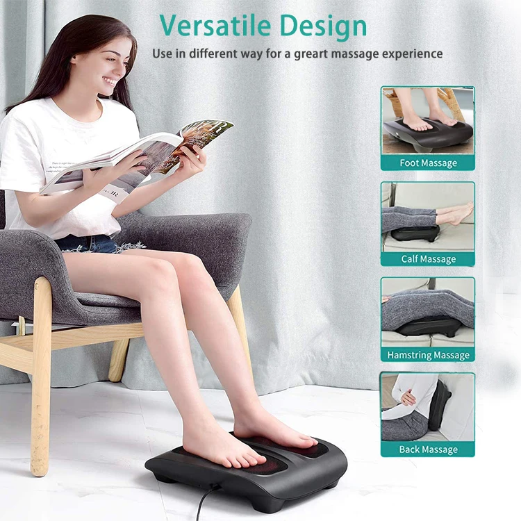 New style electric acupuncture shiatsu heating foot massage  mat massage machine