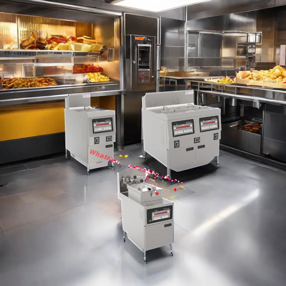 Friteuse Industrial Gas Lpg Henny America USA Style Computron 8000 Gas Pressure Fryer