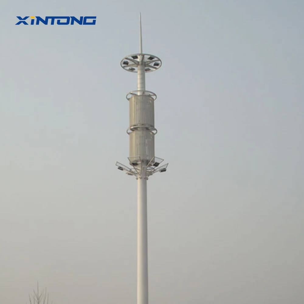 XINTONG High Quality Galvanized Gsm Antenna Communication Monopole Tower