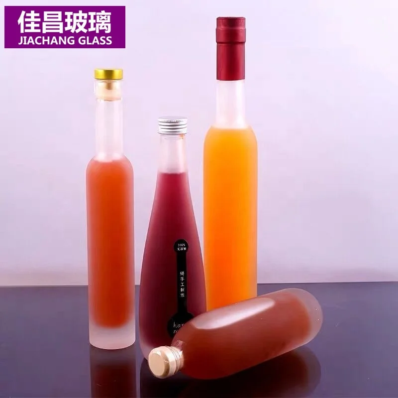 Wholesale 150ml 275ml 375ml 500ml Empty Whiskey Bottle Cocktail Wine Bottle Custom logo