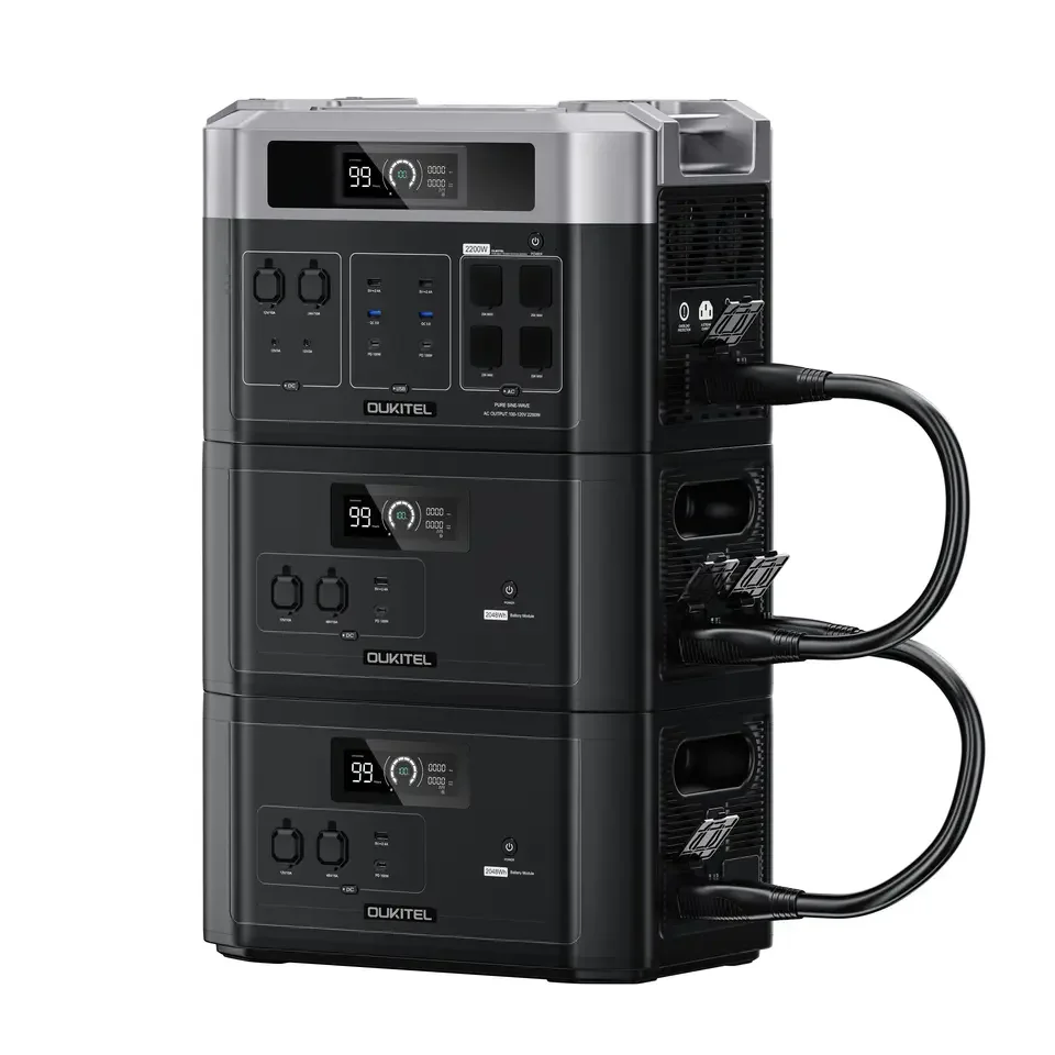 EU Stock OUKITEL BP2000 4000W Portable Solar Power Station Home Emergency Camping Power Supply