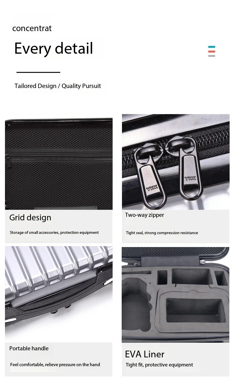 Комбинированная сумка для хранения дронов DJI Fly More жесткая дорожная EVA защиты