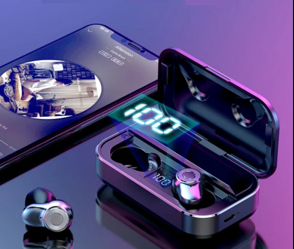 Gaming Headset & Headphones Ecouteur Waterproof IPX-4 Earphones Auriculares Inalambricos Gamer Power Bank  Wireless Headphones