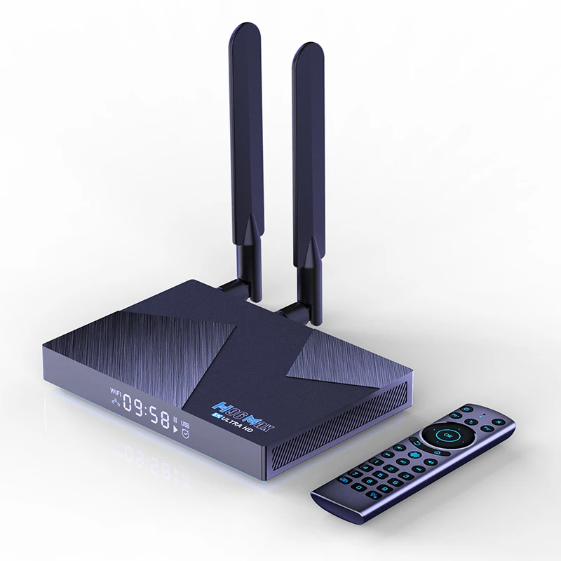 Wholesale H96 Max V58 4GB 8GB RAM 32GB 64GB ROM RK3588 Tvbox 8K HD Smart Android TV Box  HD Player USB 3.0 Set top box