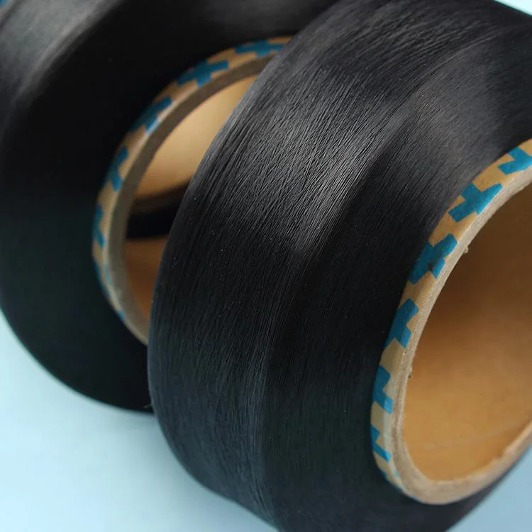 bare spandex yarn 40D black taekwang elafit acepora AA grade for cover yarn or circular knitting fabric machine