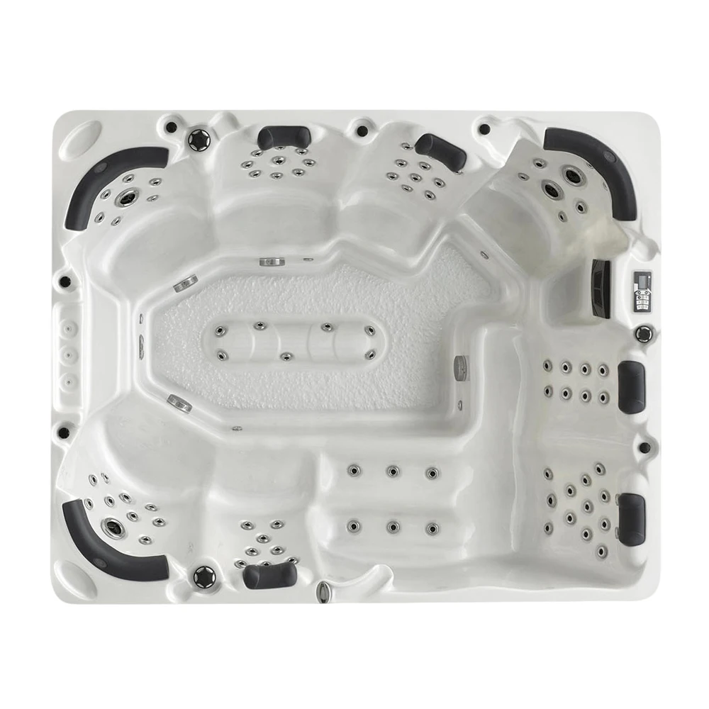 Deluxe 8 Person Whirlpool Bathtub Balboa Massage Hot Tub Swim Spa Outdoor For Villa Backyard