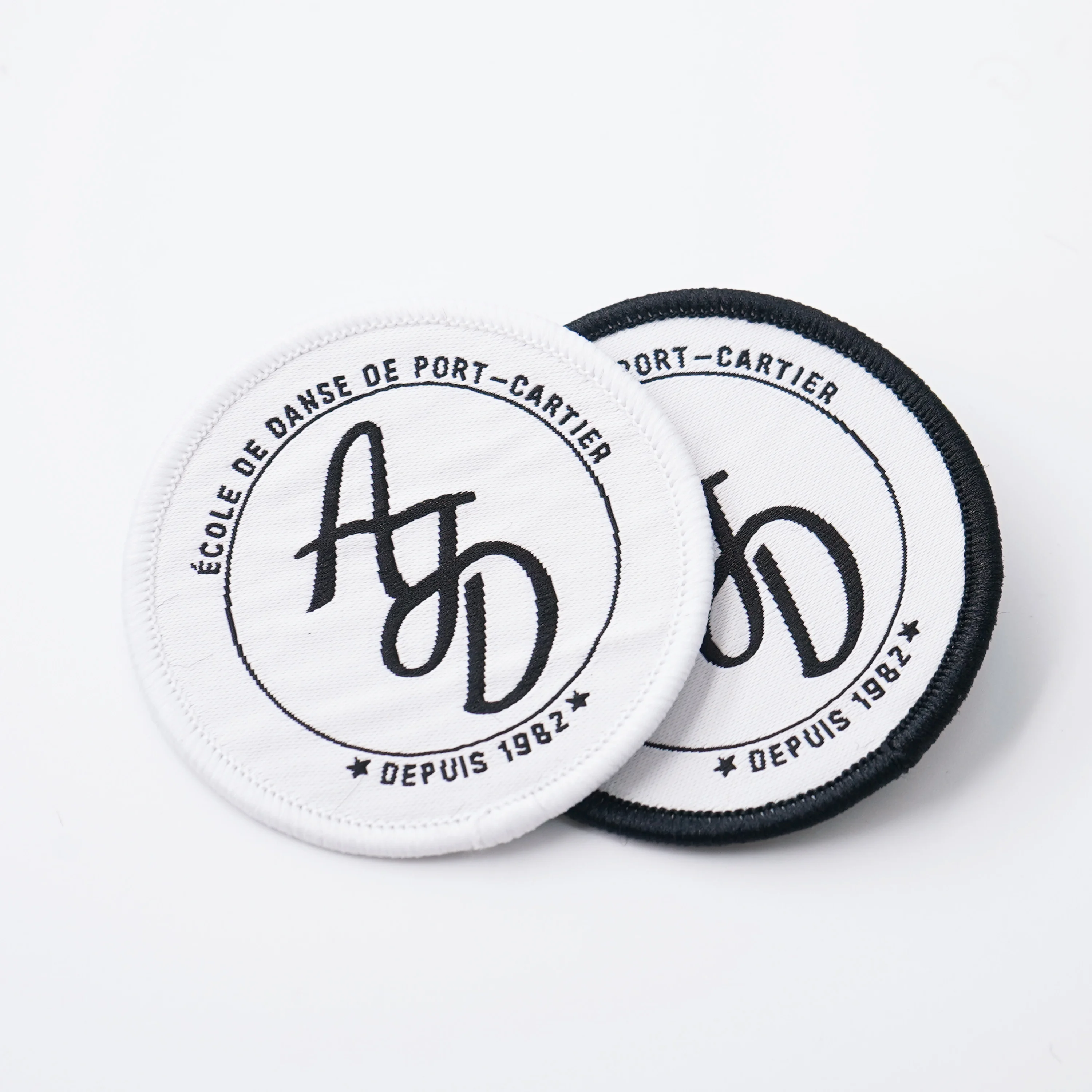 Custom Fashion Accessories Cartoon Astronaut Woven Embroidery Patches Iron On Butterfly Patch