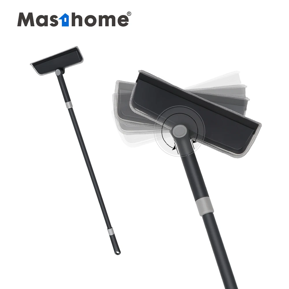 Masthome long handle Removable washing window cleaner flexible window squeegee cleaning wiper