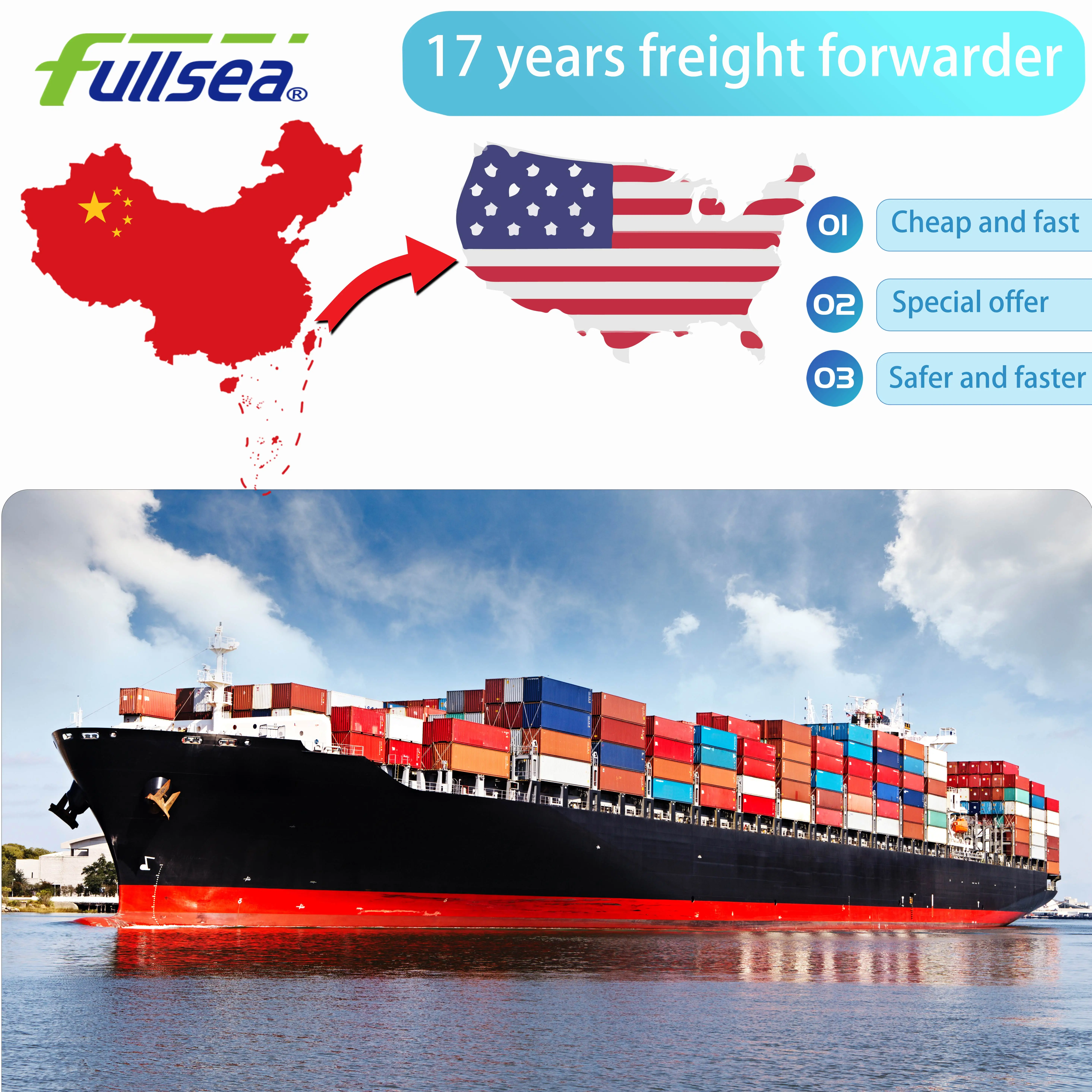 Freight Forwarder Air Freight And Cargo to USA UK Canada Sea/air Shipping Customs Clearance Service