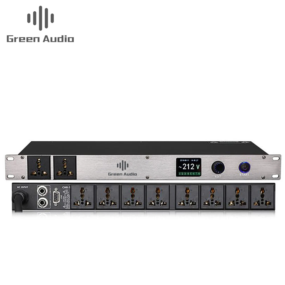 GAX-DT10 Профессиональный 10 каналов DJ контроллер последовательности питания контроллер светодиодный дисплей с центральным управлением серии