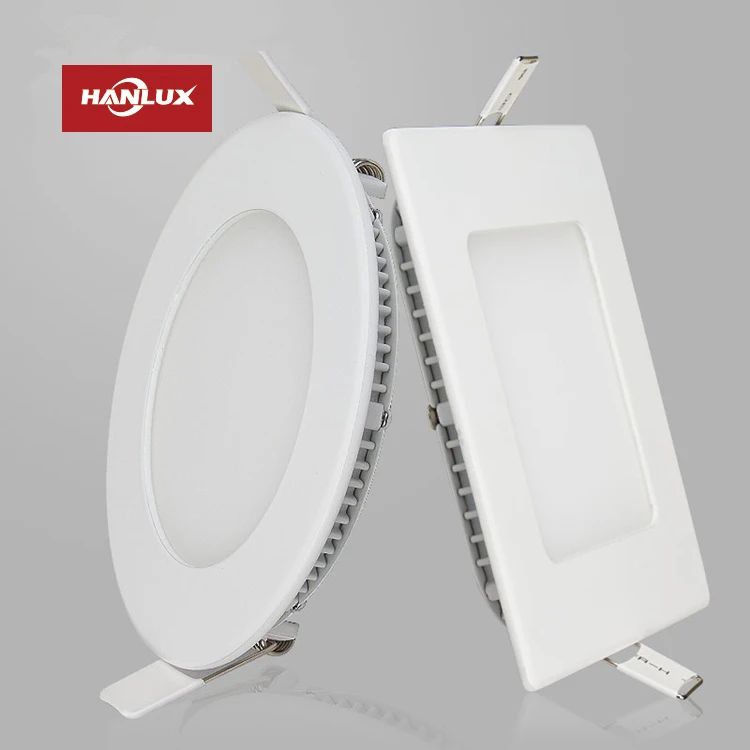 Hanlux 12W 6inch Ultra-Thin Round LED Recessed Ceiling Panel Down Light Lamp with Driver1000 Lumens 80W Incandescent Equivalent