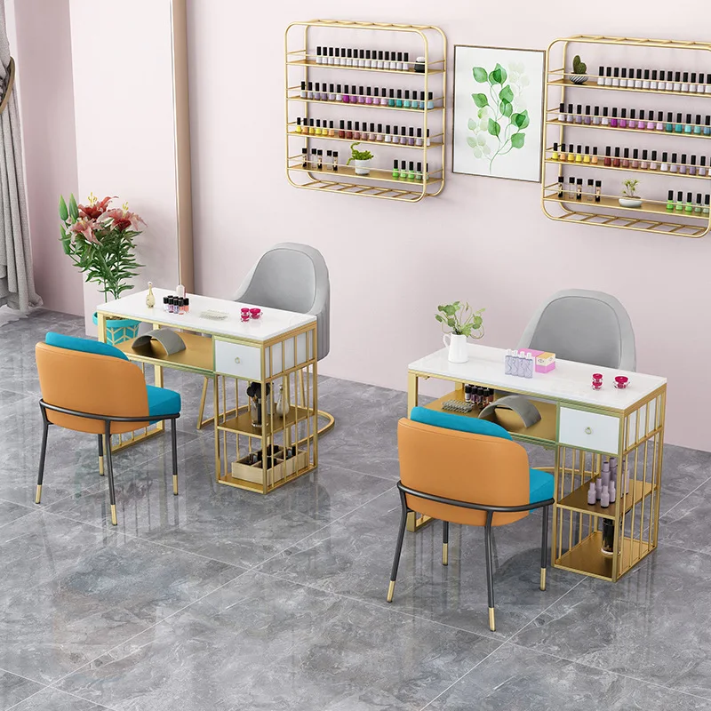 Manicure Table Nail Salon Furniture Portable Nail Manicure Table