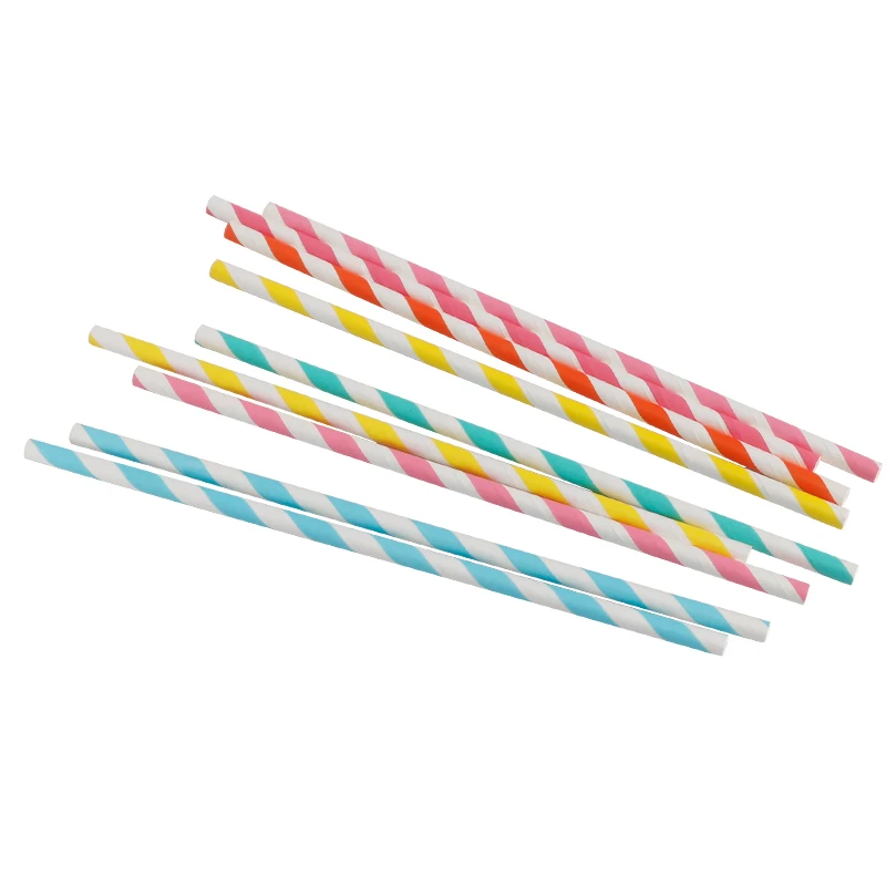 Leatch environmental  biodegradable protection paper Straw, support private custom Straw, kraft paper straw