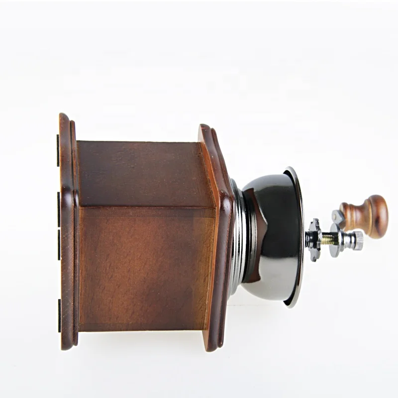 Профессиональные деревянные аксессуары Классическая кофемолка для эспрессо ручная Коммерческая Розничная