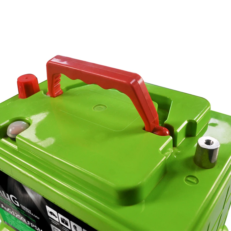 AuG energy  Nanometer technology  lithium iron phosphate battery car start battery 12V  50Ah with emergency,blue tooth function