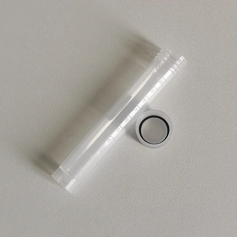 10ml Self Standing Medical PP Cryovial Cryogenic Virous Sampling Tube With Silicone Gasket