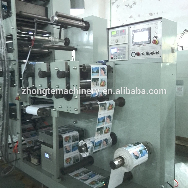LRY-650 Sticker Label 3 color flexo printing machine