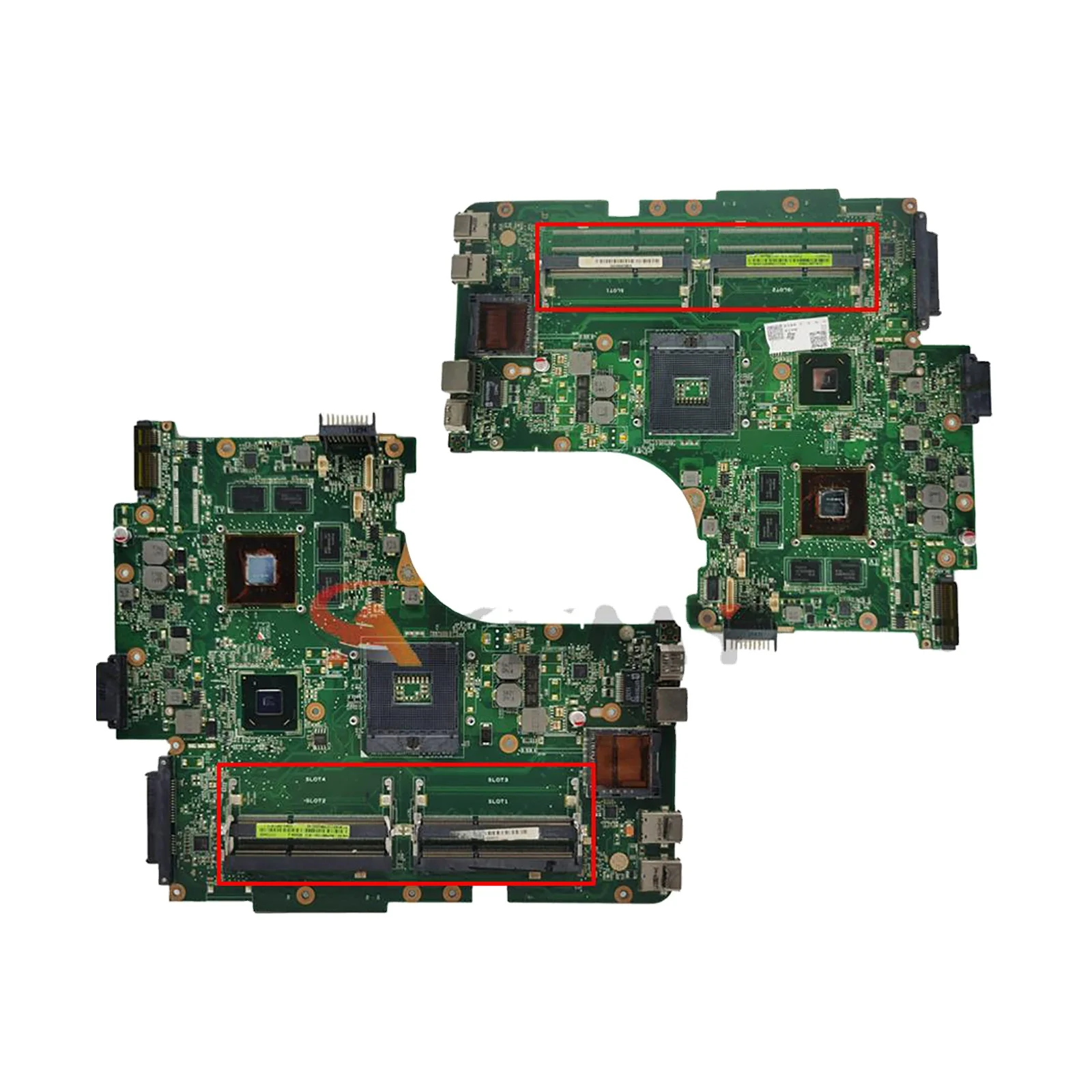 N53SN N53SV Notebook Mainboard for ASUS N53S N53SV N53SN N53SM Laptop Motherboard Mainboard 2 or 4* Slots V1G V2G GPU