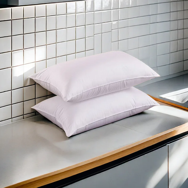 Pillow Manufacturer Sales High Quality Cheap Price Pillow Fluffy Duck Feather Filled Full And Soft Sleep Pillow
