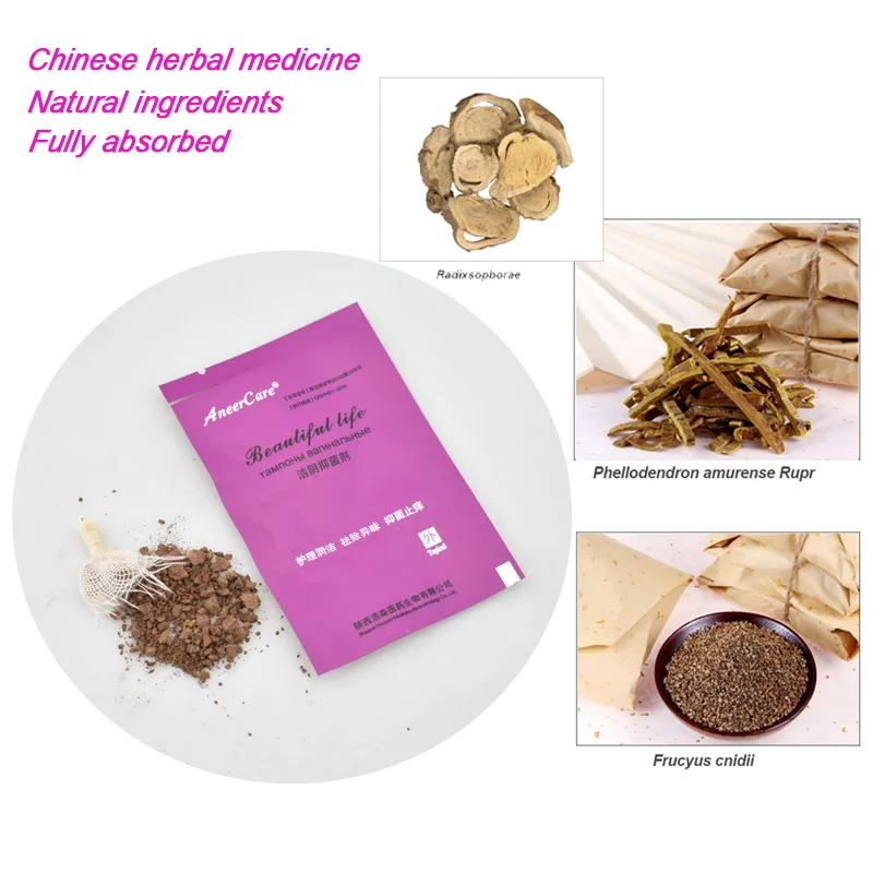 
Herbal Womb Vaginal Clean Point Tampon Yoni Detox Pearl 