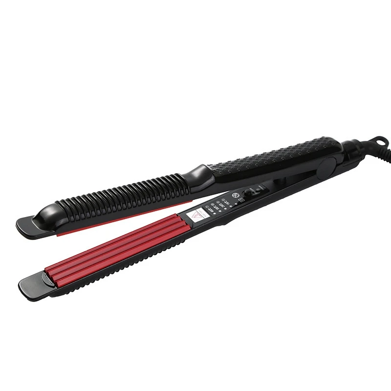 110-240V Dual Voltage Professional Hair Crimper Corrugated Corn Flat Irons Wave Curler Small Wave Crimping Iron