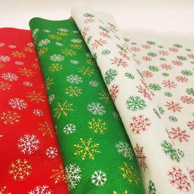 Christmas craft felt roll 180gsm PET felt roll factory price