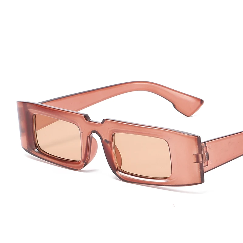 Trendy small frame square sun glasses European and American cross-border Personality Elegant Concise Beautiful PC Sunglasses