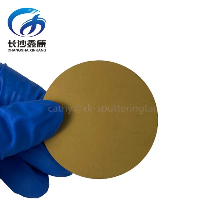 Ceramic Target Manufacturer 99.5% Titanium Nitride TiN Sputtering Target for Optical Coating
