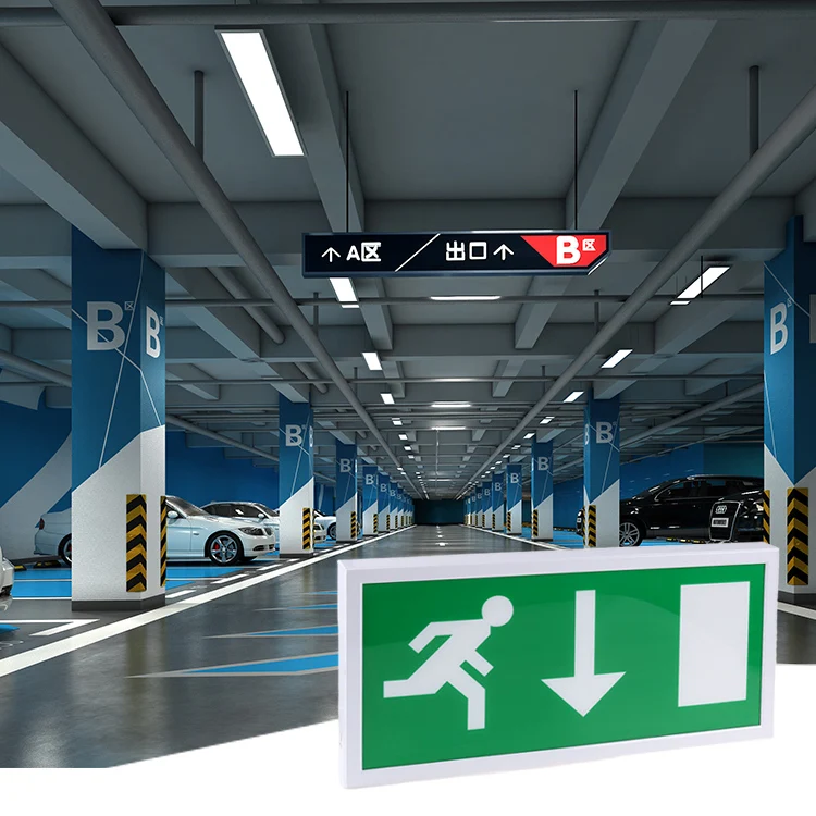 Factory Customized Emergency Exit Sign Light Up And Down Left And Right Indicator Signs Emergency Exit Lighting