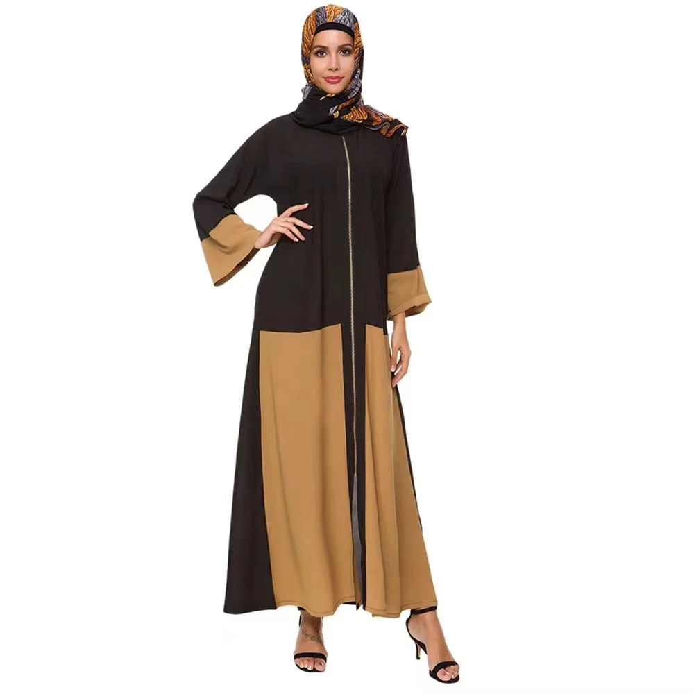 New arrival Chiffon loose maxi dresses robe Dubai Turkey Malaysia Abaya Muslim women garment dresses