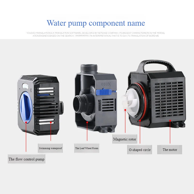 SUNSUN High quality pond fountain submersible pump aquarium CTP10000/16000