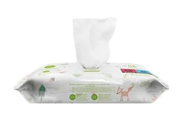99.9% Organic Pure Water Wipes Fragrance Free Bulk Baby Wipes with Aloe Infused