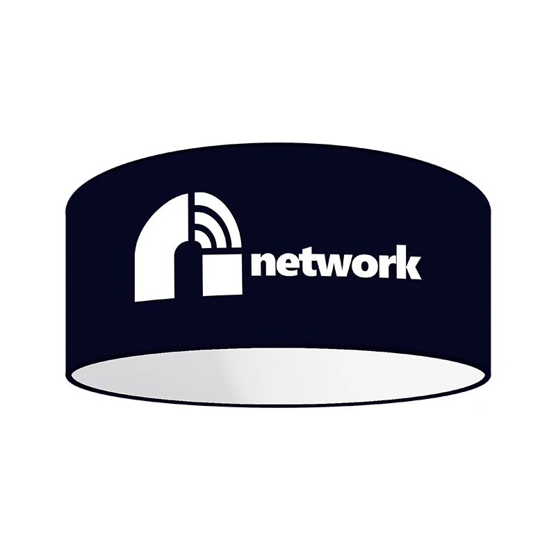 10x3ftCircular Hanging Banner Circular Banner Model Simple Installation Yuanxing Hanging Banner Decoration