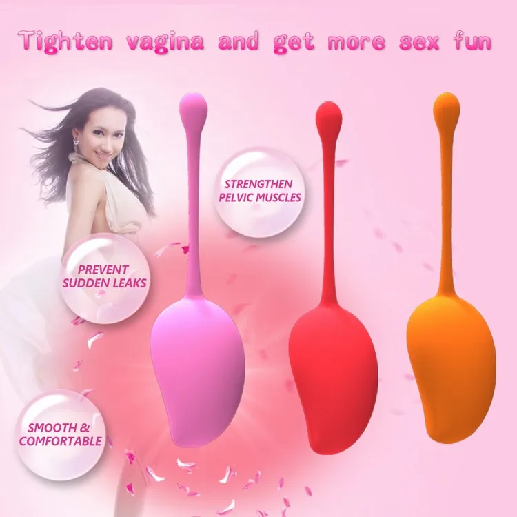Female Kegel Training Ball Vaginal Dumbbell Postpartum Repair Exercise Massager Female Pussy Exercise Mango Ball