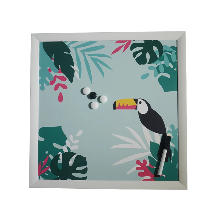 
Dry erase whiteboard magnetic strip memo favric bulletin board with pen 