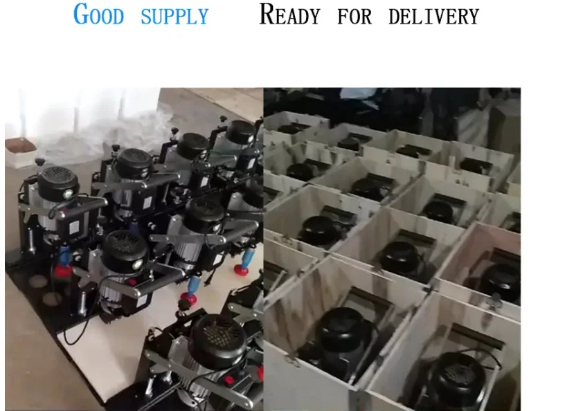 HaoChuan Woodworking Machinery Manual Single Line Hinge Drilling Machine