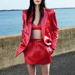 2022 hot selling 3piece womens suit purple dress and jacket suite set for women