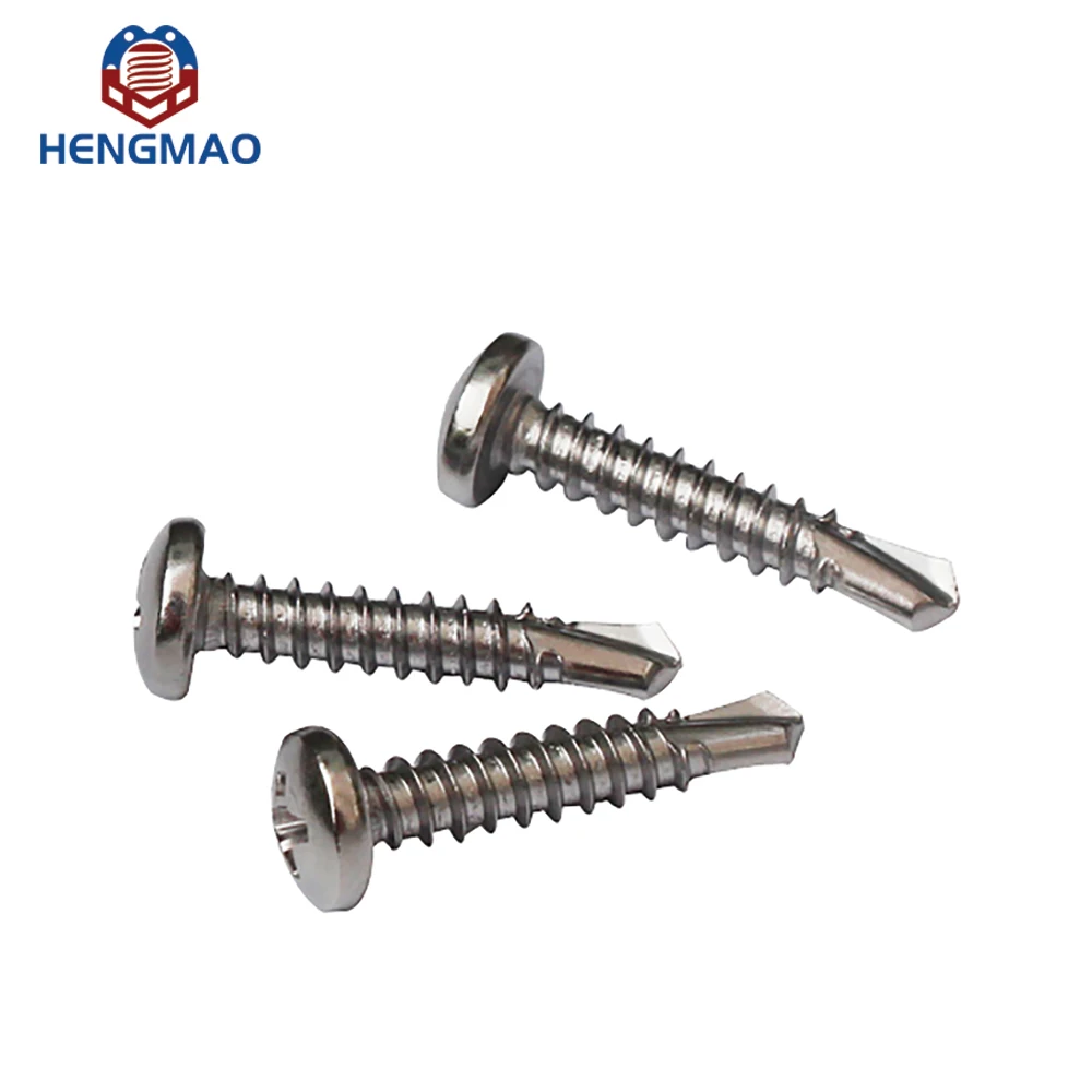 High Quality Stainless Steel Cross Pan Head Self Drilling Screws