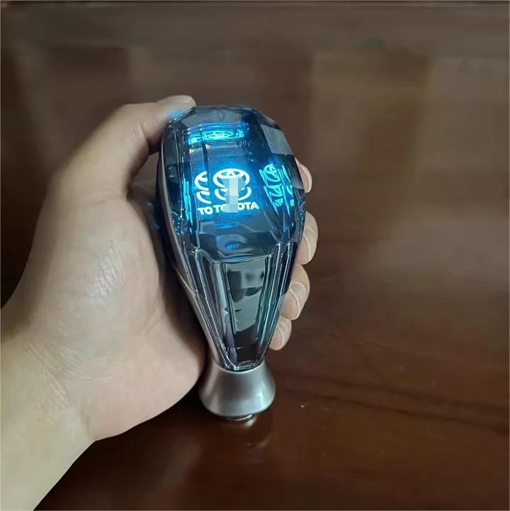 Crystal Auto Gear Shift Knob Touch Switch 7 Colors Gear shift Handles for Toyota Reiz Crown Alphard Honda Lexus