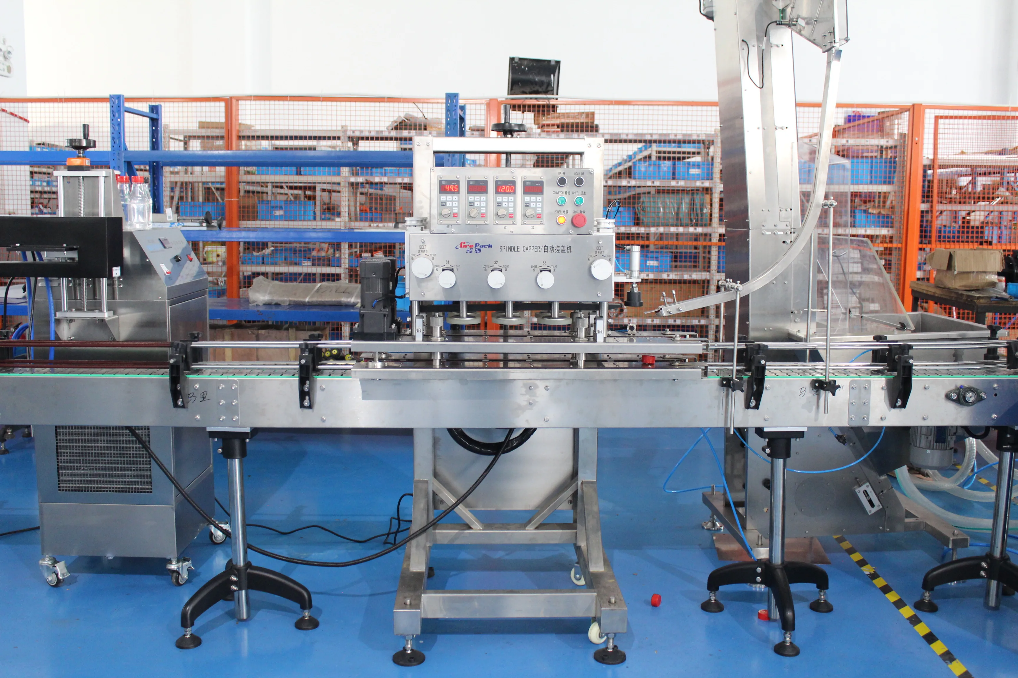 High Speed Linear Jam Honey Chilli Sauce Bottle Screw Capper Twist off Spray Capping Machine