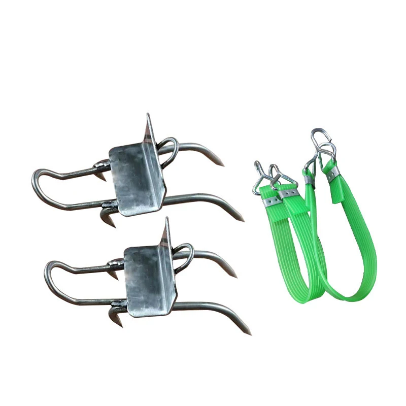 factory price tree climbing harness equipment iron shoes brand pruning tree climber spikes