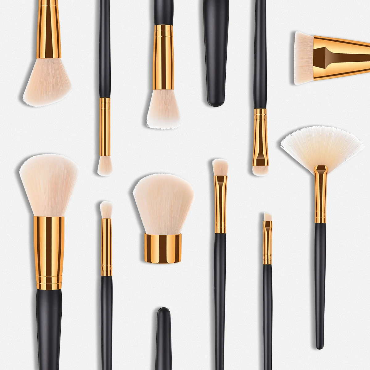 cosmetics wholesale price natural hair makeup brush set