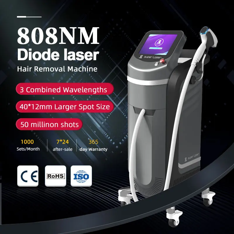 Safety Certification Diode Machine 808Nm Home Laser Epilator Hair Removal aesthetic medicine lasers factory