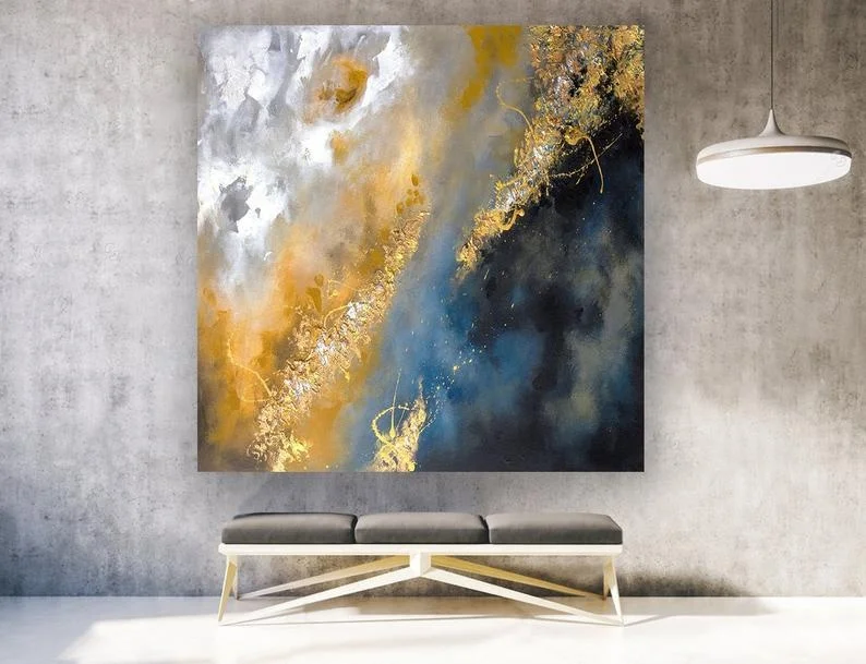 Modern abstract painting for wall decoration